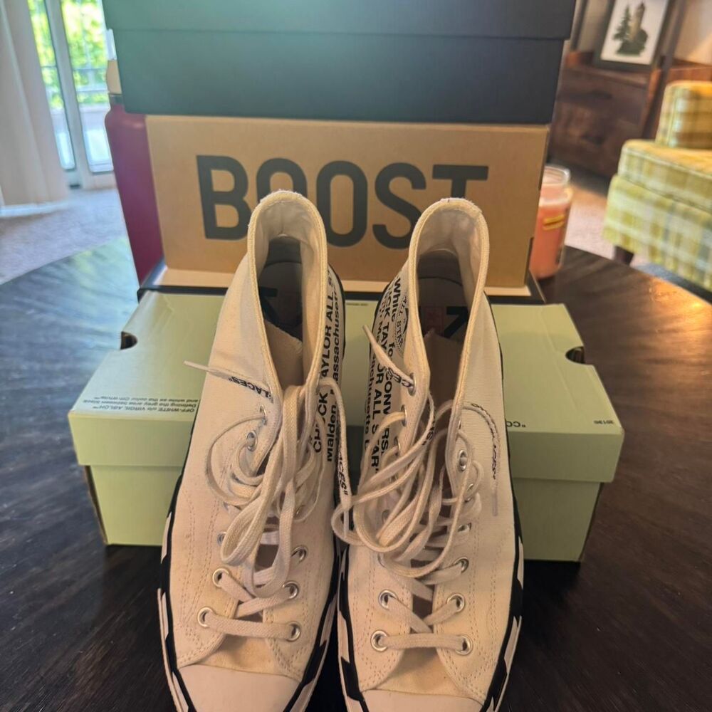 Gucci Men's Cream and Tan Trainers